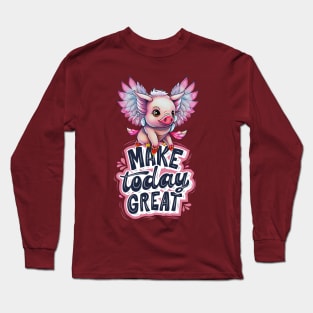 When Pigs Fly: Inspired Design Long Sleeve T-Shirt